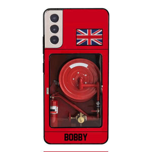 Personalized British Firefighter Phone Case OCT-LN15