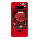 Personalized British Firefighter Phone Case OCT-LN15