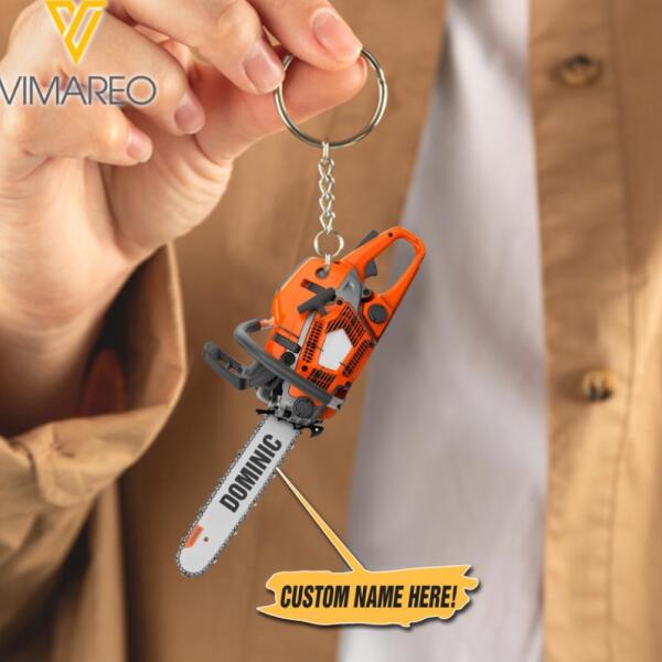 PERSONALIZED Power Tool KEYCHAIN PRINTED OCT-DT20