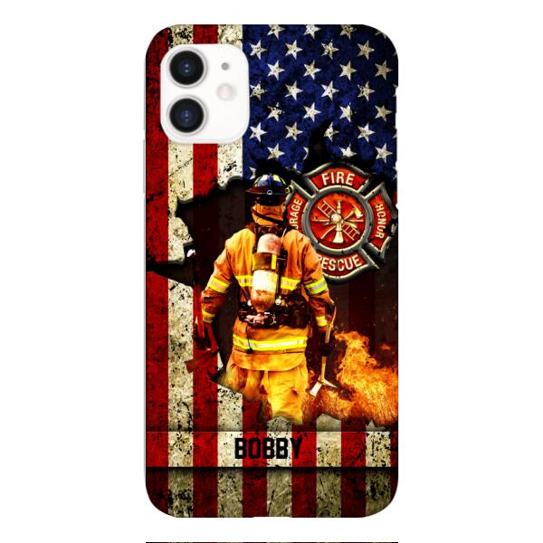 Personalized U.S Firefighter Phone Case OCT-HQ21