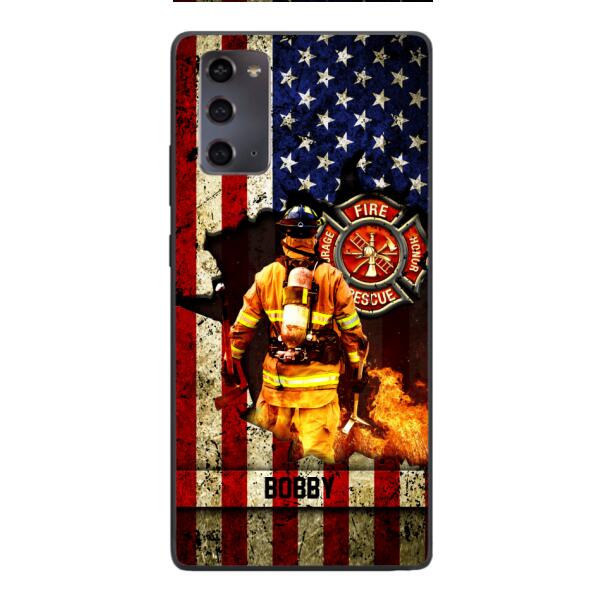 Personalized U.S Firefighter Phone Case OCT-HQ21