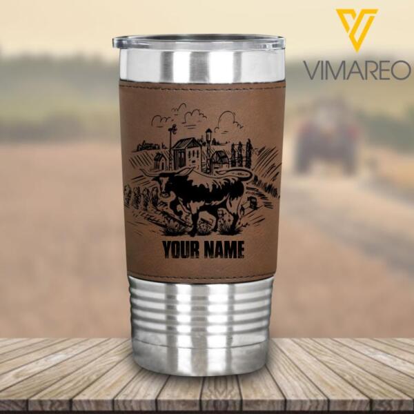 Personalized Texas Longhorn CattleTumbler OCT-HQ22