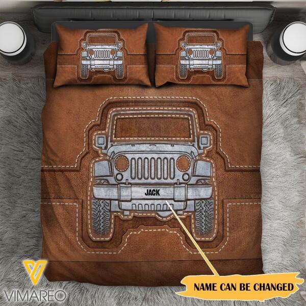 Personalized Jeep Bedding Set NOV-LN01