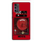 PERSONALIZED AUSTRALIAN FIREFIGHTER PHONECASE QTDT1011