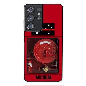 PERSONALIZED AUSTRALIAN FIREFIGHTER PHONECASE QTDT1011