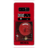 PERSONALIZED AUSTRALIAN FIREFIGHTER PHONECASE QTDT1011