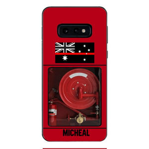 PERSONALIZED AUSTRALIAN FIREFIGHTER PHONECASE QTDT1011