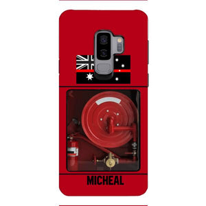 PERSONALIZED AUSTRALIAN FIREFIGHTER PHONECASE QTDT1011