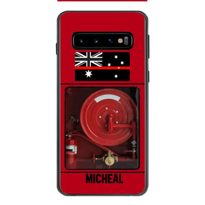 PERSONALIZED AUSTRALIAN FIREFIGHTER PHONECASE QTDT1011