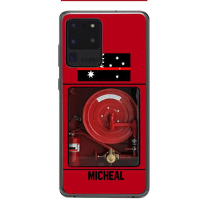 PERSONALIZED AUSTRALIAN FIREFIGHTER PHONECASE QTDT1011