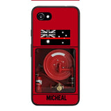 PERSONALIZED AUSTRALIAN FIREFIGHTER PHONECASE QTDT1011