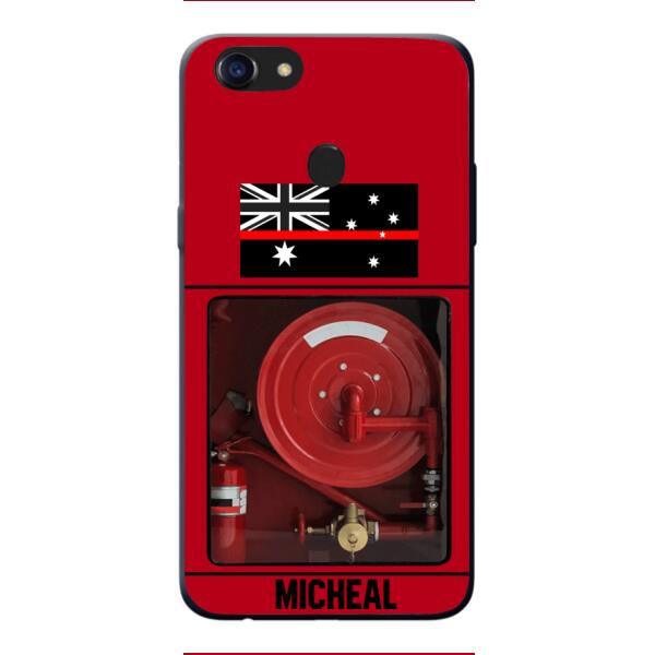 PERSONALIZED AUSTRALIAN FIREFIGHTER PHONECASE QTDT1011