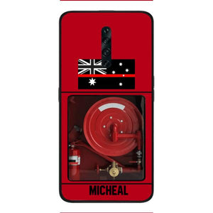 PERSONALIZED AUSTRALIAN FIREFIGHTER PHONECASE QTDT1011