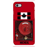 PERSONALIZED CANADIAN FIREFIGHTER PHONECASE QTDT1011