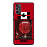 PERSONALIZED CANADIAN FIREFIGHTER PHONECASE QTDT1011