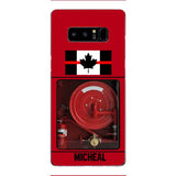 PERSONALIZED CANADIAN FIREFIGHTER PHONECASE QTDT1011