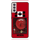 PERSONALIZED CANADIAN FIREFIGHTER PHONECASE QTDT1011