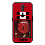 PERSONALIZED CANADIAN FIREFIGHTER PHONECASE QTDT1011