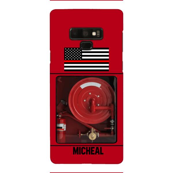 PERSONALIZED AMERICAN FIREFIGHTER PHONECASE QTDT1011