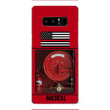 PERSONALIZED AMERICAN FIREFIGHTER PHONECASE QTDT1011