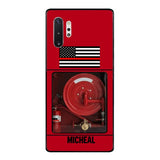 PERSONALIZED AMERICAN FIREFIGHTER PHONECASE QTDT1011