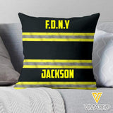 PERSONALIZED FIREFIGHTER PILLOW PRINTED DEC-MA01