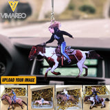 PERSONALIZED HORSE CAR HANGING ORNAMENT DEC-DT22