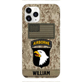 Personalized Army Veteran Camo Phone Case 22JAN-MQ14