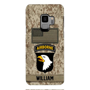 Personalized Army Veteran Camo Phone Case 22JAN-MQ14