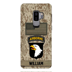 Personalized Army Veteran Camo Phone Case 22JAN-MQ14