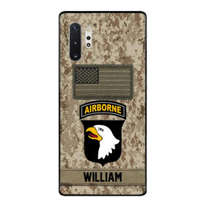 Personalized Army Veteran Camo Phone Case 22JAN-MQ14