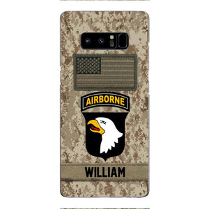 Personalized Army Veteran Camo Phone Case 22JAN-MQ14