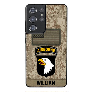 Personalized Army Veteran Camo Phone Case 22JAN-MQ14