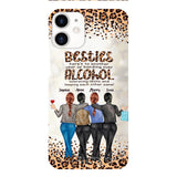 Personalized Besties Alcohol Phone Case Printed 22MAR-HC10