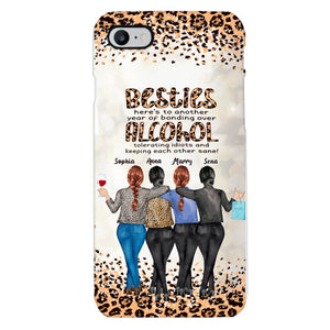 Personalized Besties Alcohol Phone Case Printed 22MAR-HC10