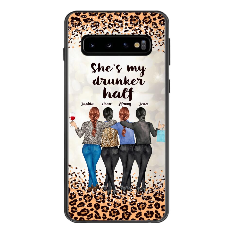 Personalized Besties Alcohol Phone Case Printed 22MAR-HC10