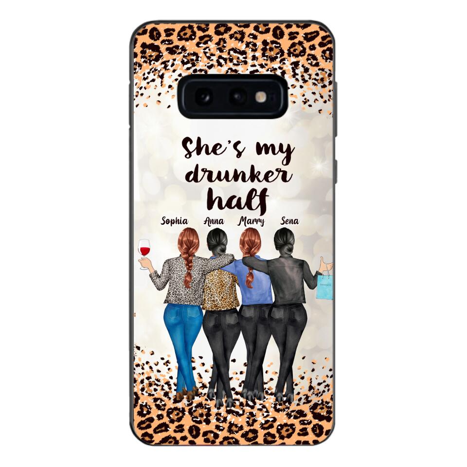 Personalized Besties Alcohol Phone Case Printed 22MAR-HC10