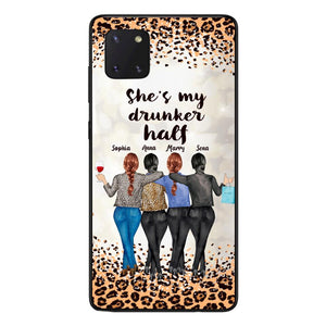 Personalized Besties Alcohol Phone Case Printed 22MAR-HC10