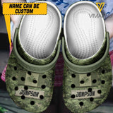 Personalized Canadian Soldier Camo Clog Slipper Shoes Printed 22MAR-HQ11