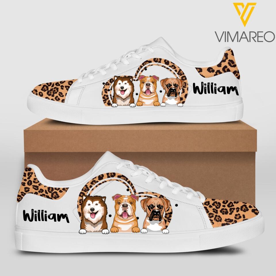 Personalized Dog Love Lowtop Shoes Printed 22MAR-DT14