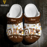 Personalized Dog Lover Clog Slipper Shoes Printed 22MAR-MQ14