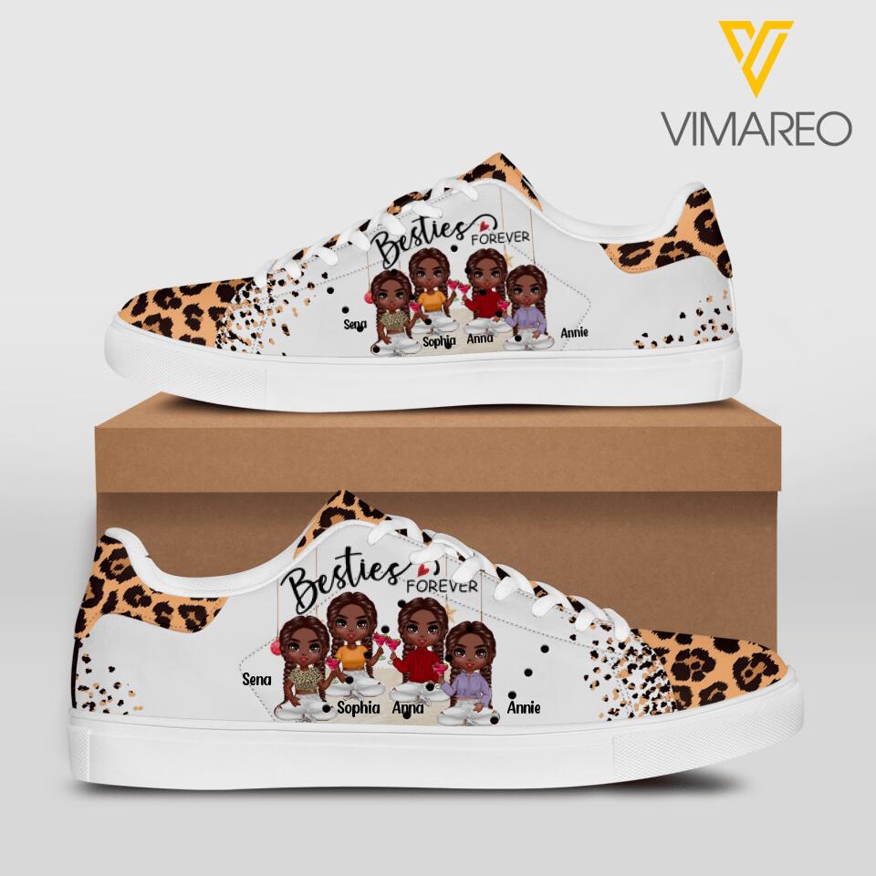 Personalized Besties Lowtop Shoes Printed 22MAR-DT14