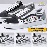 Personalized Dog Lovers Vans Shoes Printed DMVQ1603