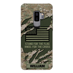 PERSONALIZED U.S VETERAN CAMO PHONECASE QTTN1803