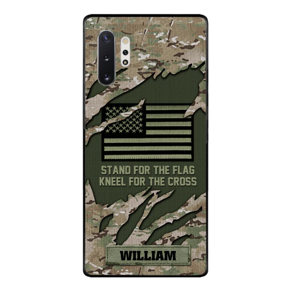 PERSONALIZED U.S VETERAN CAMO PHONECASE QTTN1803