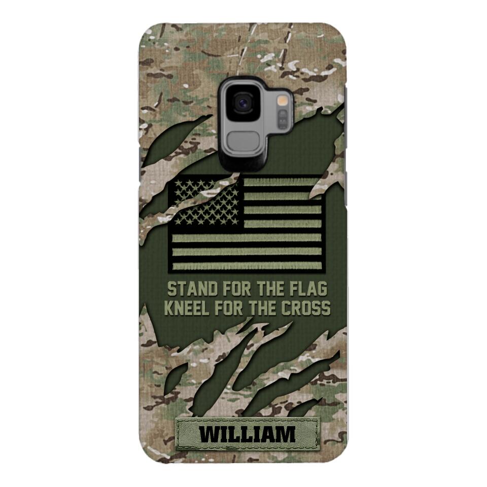 PERSONALIZED U.S VETERAN CAMO PHONECASE QTTN1803