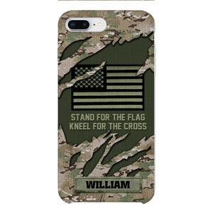 PERSONALIZED U.S VETERAN CAMO PHONECASE QTTN1803