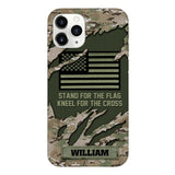 PERSONALIZED U.S VETERAN CAMO PHONECASE QTTN1803