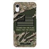 PERSONALIZED U.S VETERAN CAMO PHONECASE QTTN1803