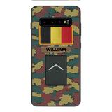 PERSONALIZED BELGIUM VETERAN CAMO PHONECASE MTDT2103